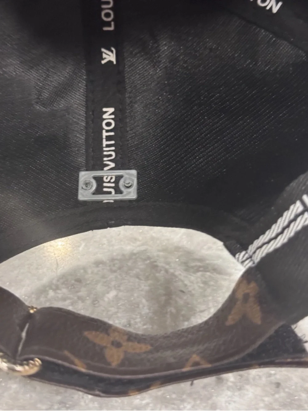 Louis Vuitton LV Monogram Get Ready Baseball Cap Hat Black  And Brown 2 Tone - Picture 6 of 12